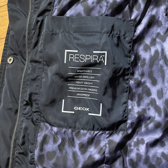 Brand New Geox Respira Long Down Winter Puffer Coat - Picture 8 of 14